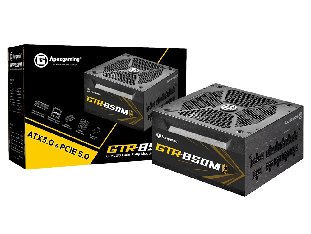 GTR-850M 80PLUS Gold認証 850W ATX電源