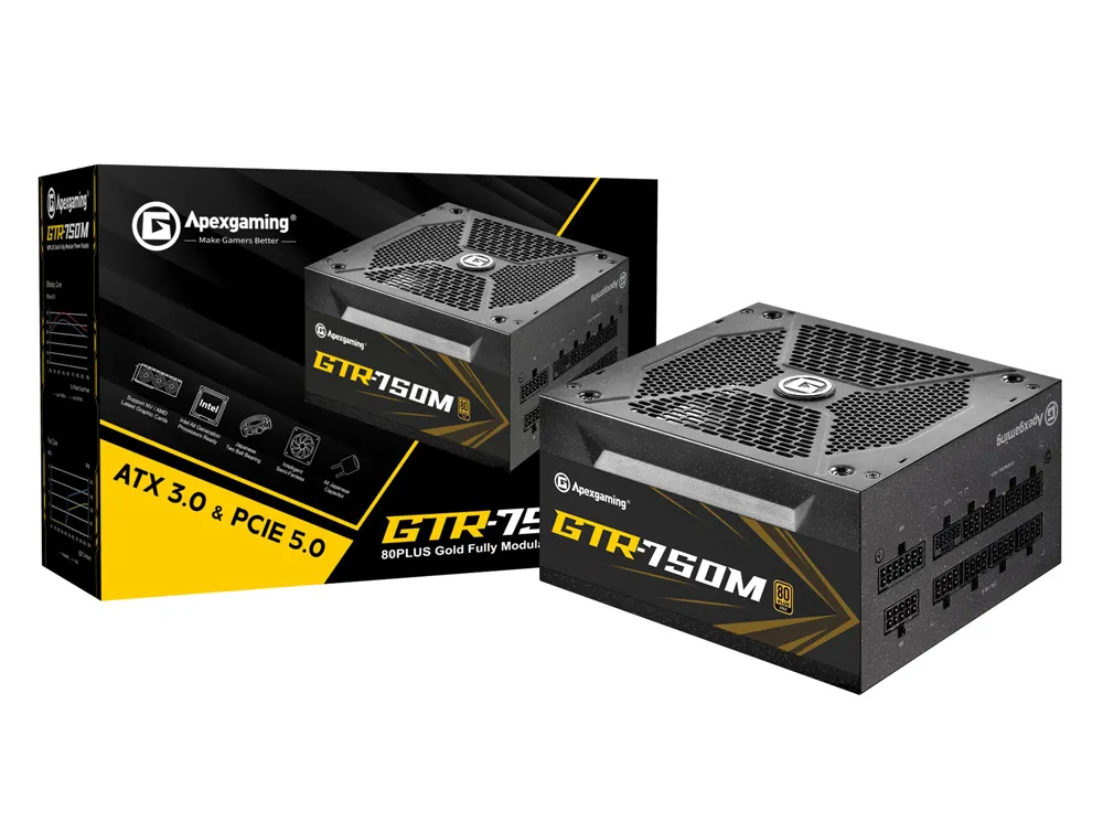 GTR-750M 80PLUS Gold認証 750W ATX電源